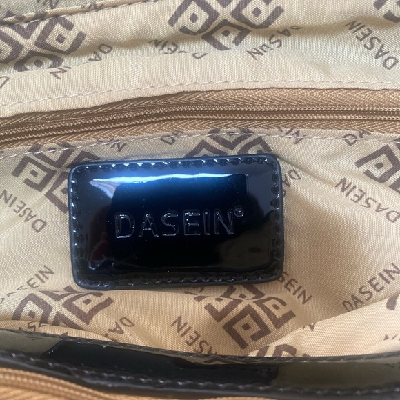 Dasien Women's Ostrich Large Handbag/Tote Black - Picture 6 of 15